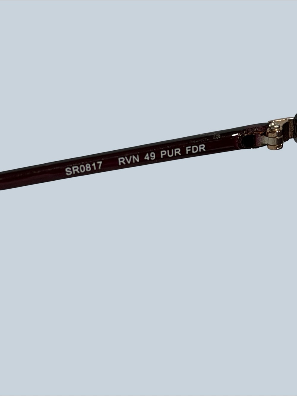 Women's Dark Brown Cat-Eye Sunglasses with Gold Accent - Picture 11 of 15